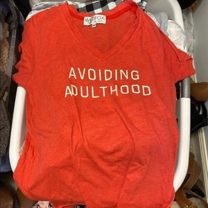 Wildfox tee “Avoiding Adulthood”